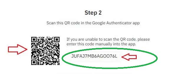 کد 16 رقمی گوگل اتنتیکیتور